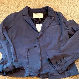 Navy anthro blazer